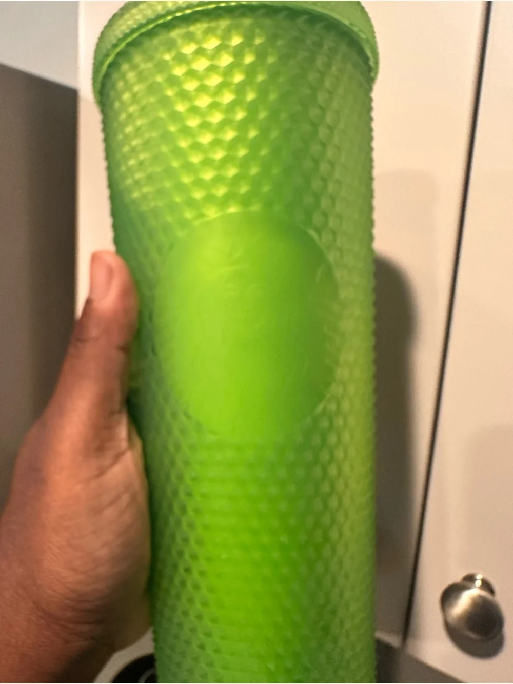 Green Walt Disney World Studded Starbucks cup. 24 oz.